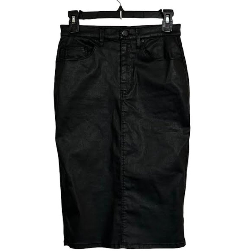 MNG Collection (MANGO), Midi Black Skirt, Size 4